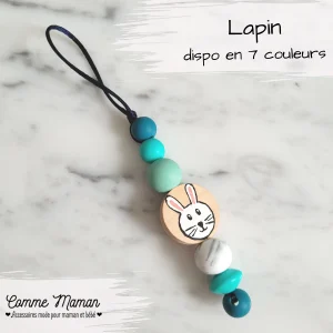 Identificateur LAPIN, tirette à fermeture éclair, sac d'école, étui à crayons