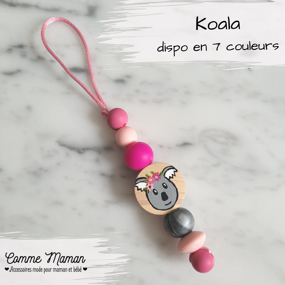 Identificateur KOALA, tirette à fermeture éclair, sac d'école, étui à crayons