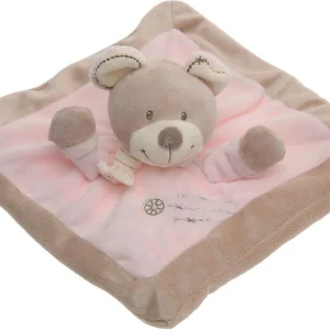Doudou ours plat rose marron - Cuddles - Nicotoy Simba Toys