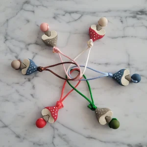 Tirette CHAMPIGNON pour fermeture éclair, zipette, ami-zip