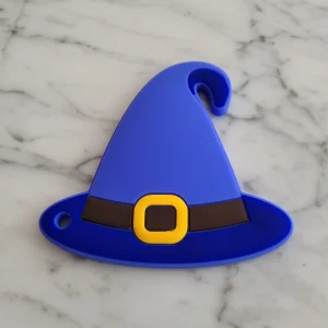 Jouet de dentition CHAPEAU DE SORCIER, jouet à mâchouiller, silicone alimentaire