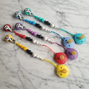 Attache-suce PANDA, peint è la main, modèle HENRI, cadeau de shower,