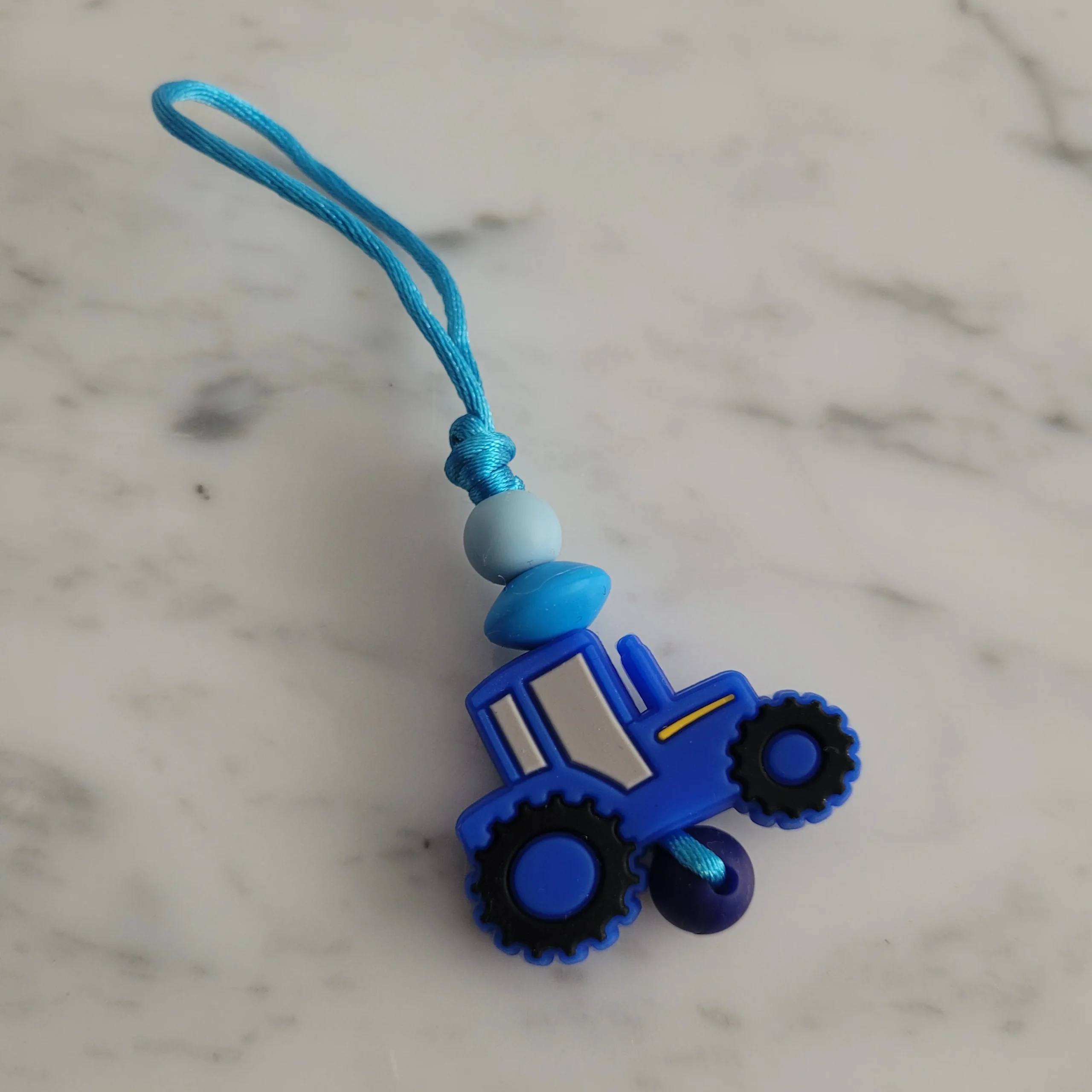 Tirette TRACTEUR pour fermeture éclair, zipette, accessoire sensoriel, bille de silicone – Image 4