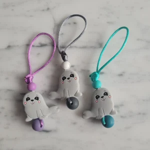 Tirette PHOQUE pour fermeture éclair, zipette, aide l'autonomie des petit