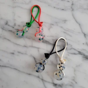 DUO de MINI tirettes ÉTOILES, pour fermeture éclair, ens. de 2 zipettes, aide-zip, identificateur de sac,  accessoire sensoriel, bille de silicone