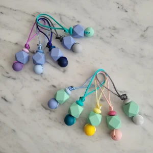 Prêt à Partir, Tirette HEXAGONE pour fermeture éclair, série PASTEL