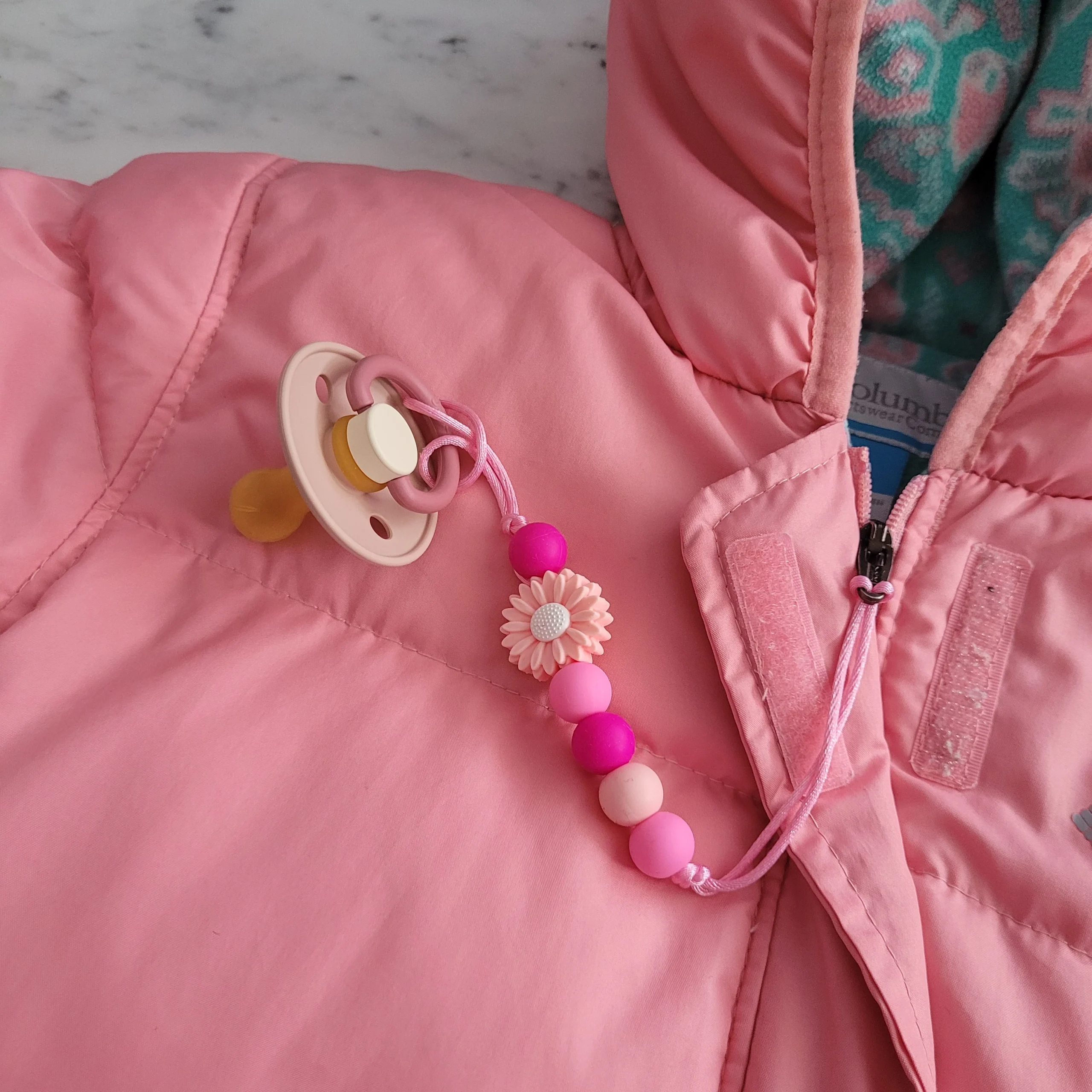 Attache-suce ZIP, FLEUR, pour la fermeture éclair