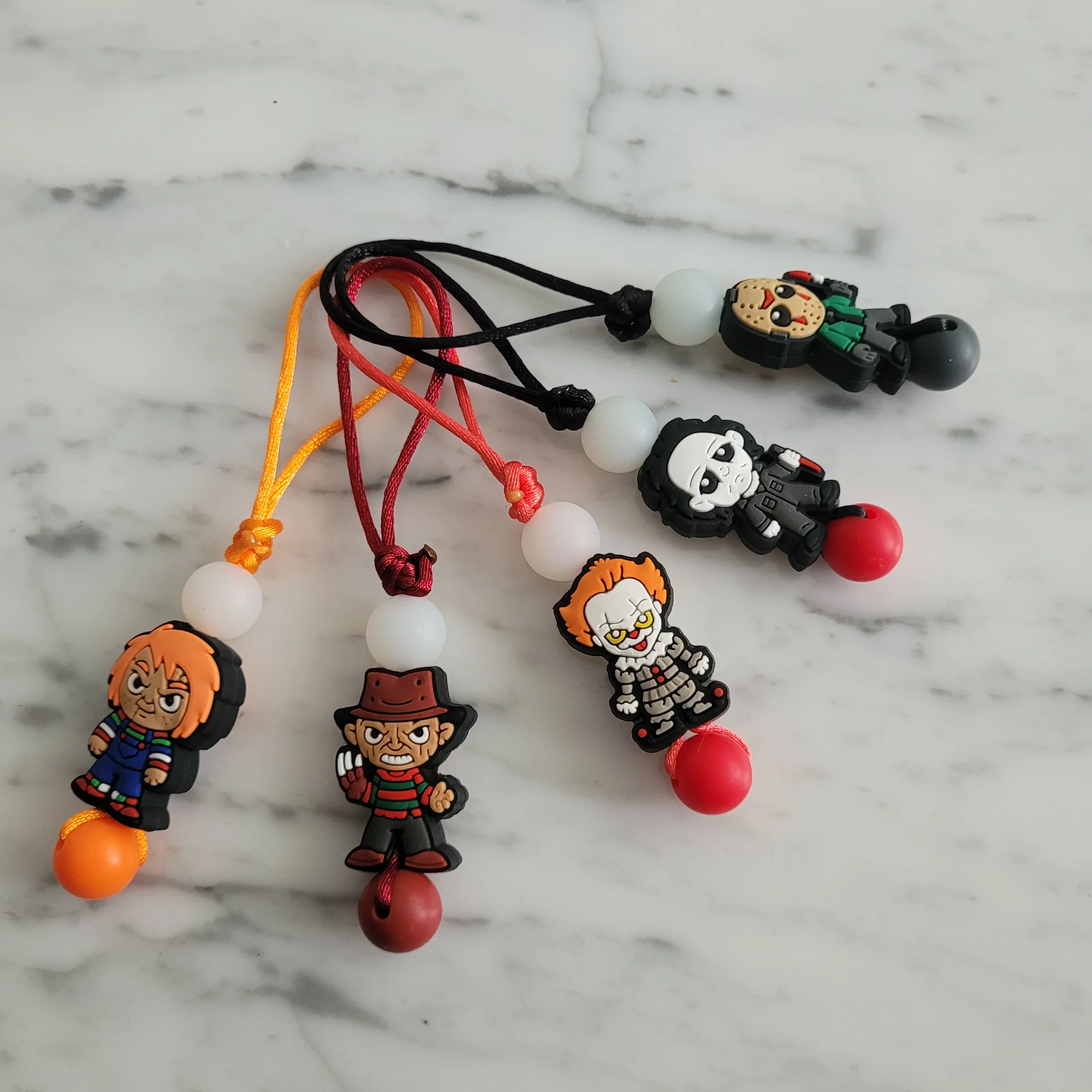 Tirette HALLOWEEN, pour fermeture éclair, BRILLE DANS LE NOIR – Image 8