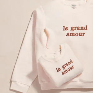 Le duo de sweats Le grand amour - allaitement x mini