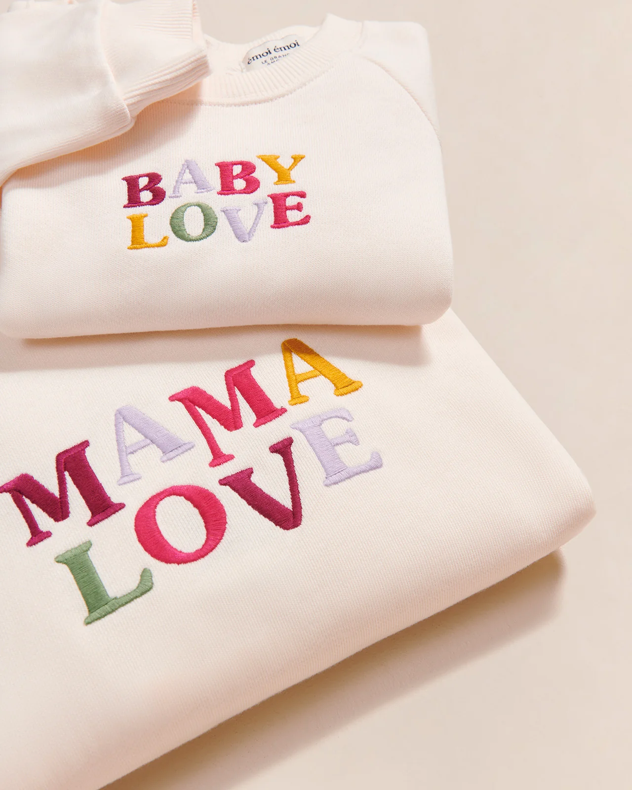 Le sweat Club Mama love en coton bio - crème – Image 8