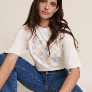 Le t-shirt Mama Love en coton bio - blanc