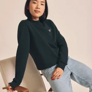 Le sweat mini patch Amazing mum en coton bio - charbon