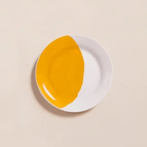 L'assiette Grand soleil en porcelaine - 19 cm