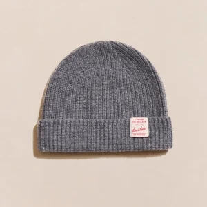 Le bonnet adulte - laine mérinos et cachemire - gris chiné
