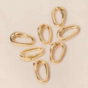 Le mousqueton pour médailles - doré à l'or fin 24 carats