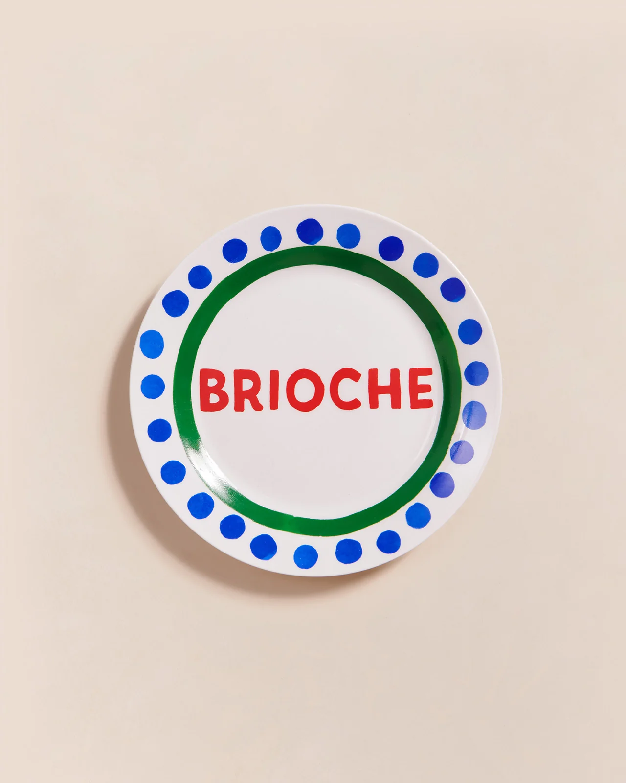 L'assiette Brioche en porcelaine - 19 cm