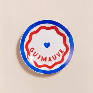 L'assiette Guimauve en porcelaine - 19 cm