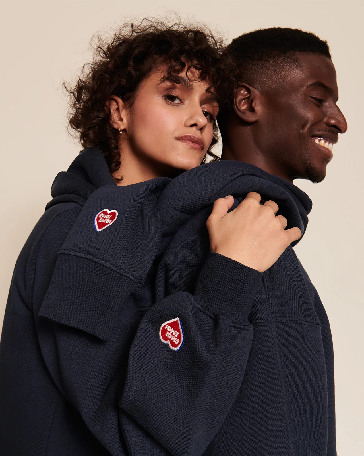Le duo de sweats Pépite adulte en coton bio - bleu nuit – Image 4