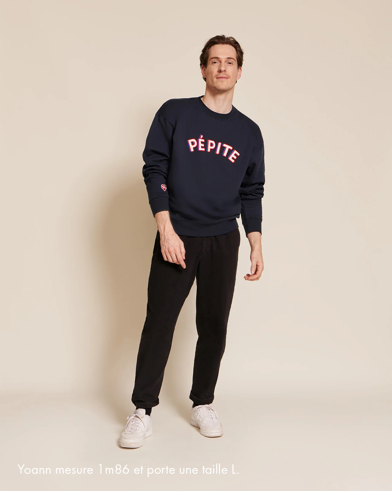 Le duo de sweats Pépite adulte en coton bio - bleu nuit – Image 7