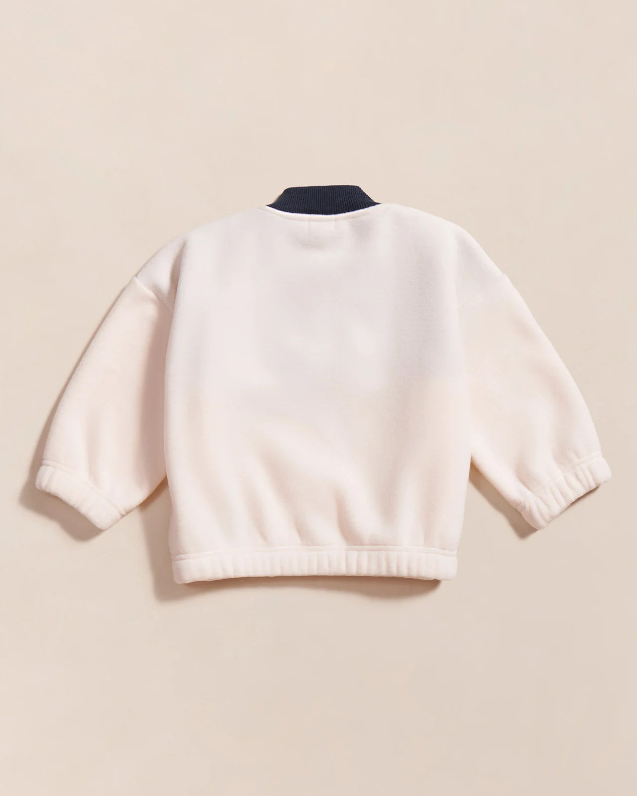 Le duo de sweats zippés en polaire recyclée - crème / nuit – Image 6