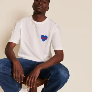 Le t-shirt Le parrain en coton bio - blanc