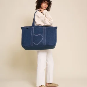 Le cabas Coeur en denim