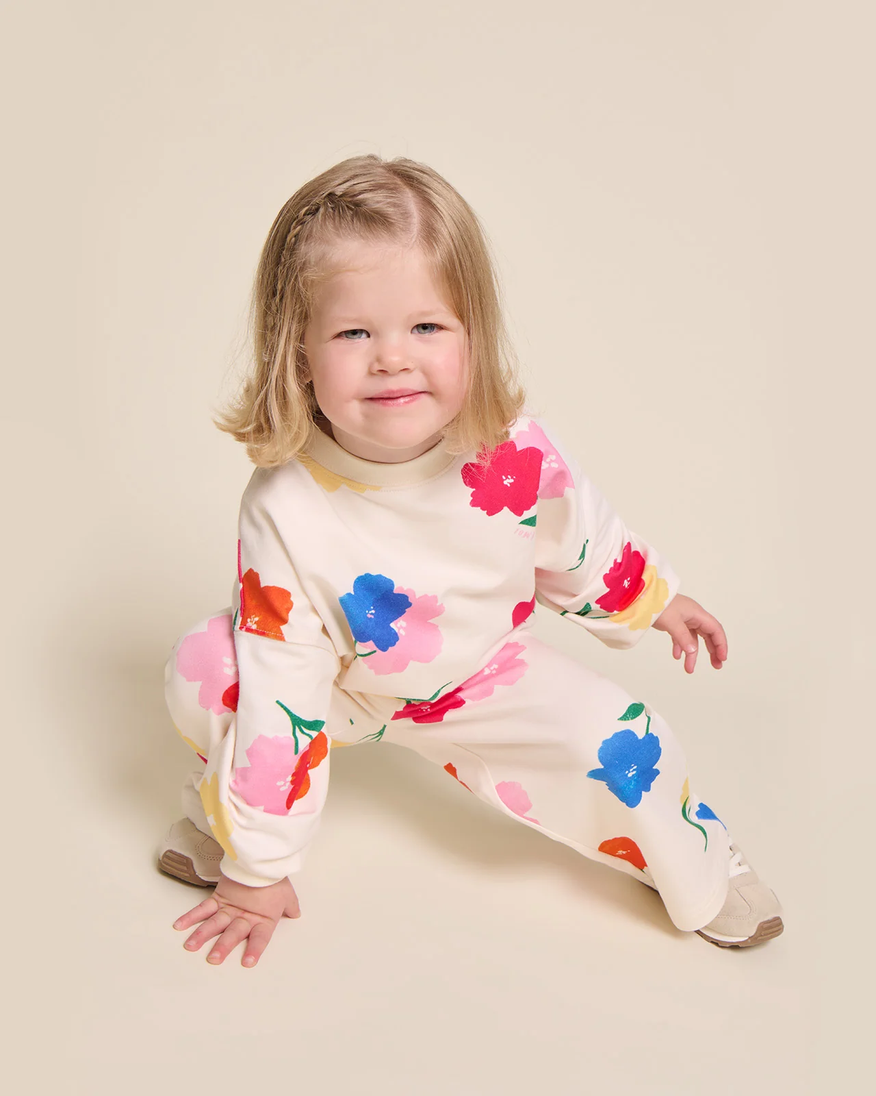 Le sweat Sam en coton bio - Anémones bouquet – Image 5