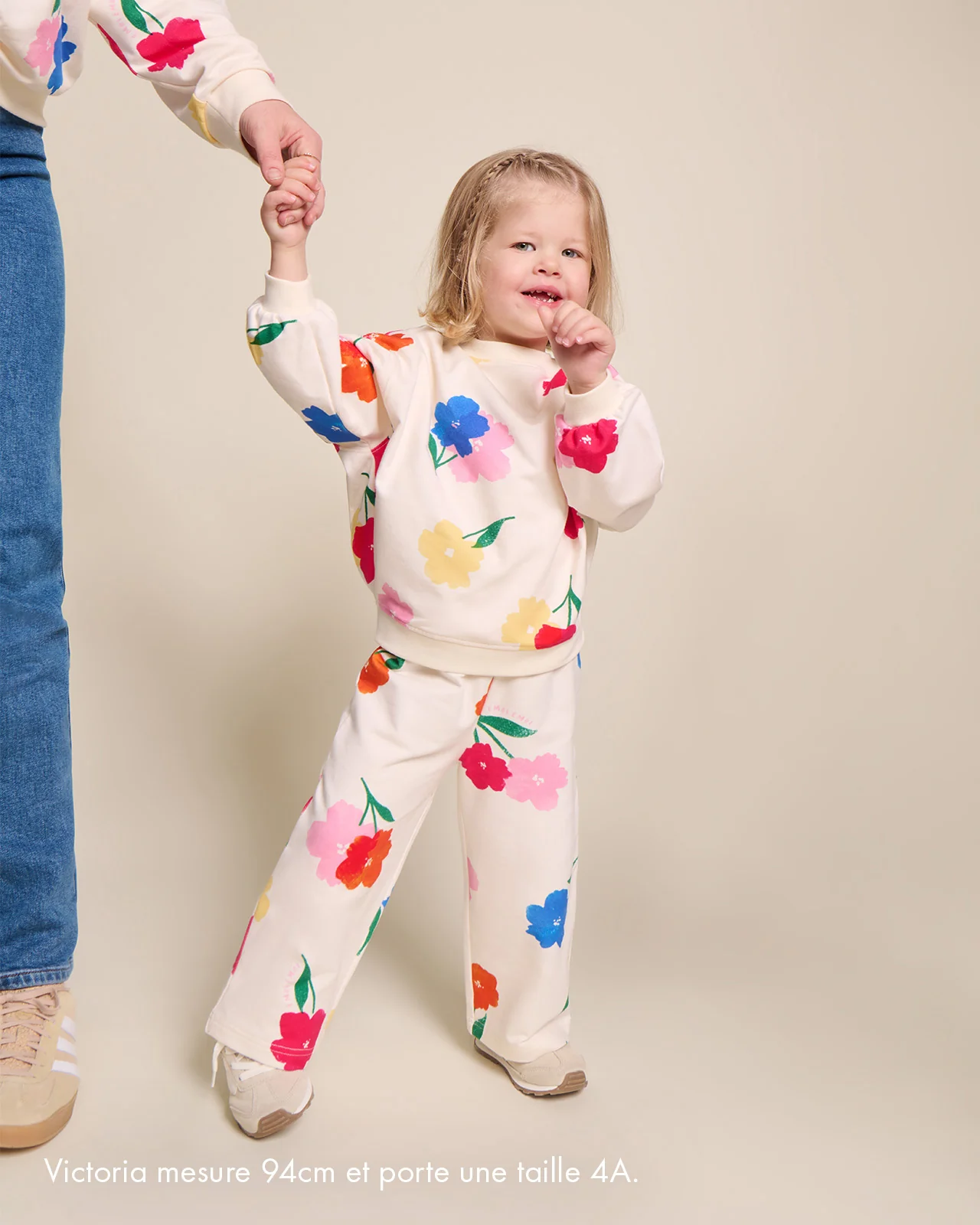 Le sweat Sam en coton bio - Anémones bouquet – Image 6