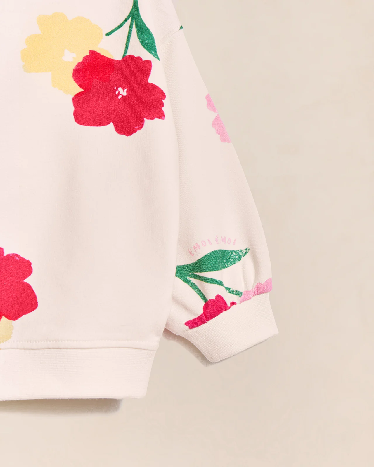 Le sweat Sam en coton bio - Anémones bouquet – Image 4