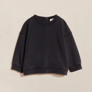 Le sweat Sammy en coton bio - garment dye stone washed