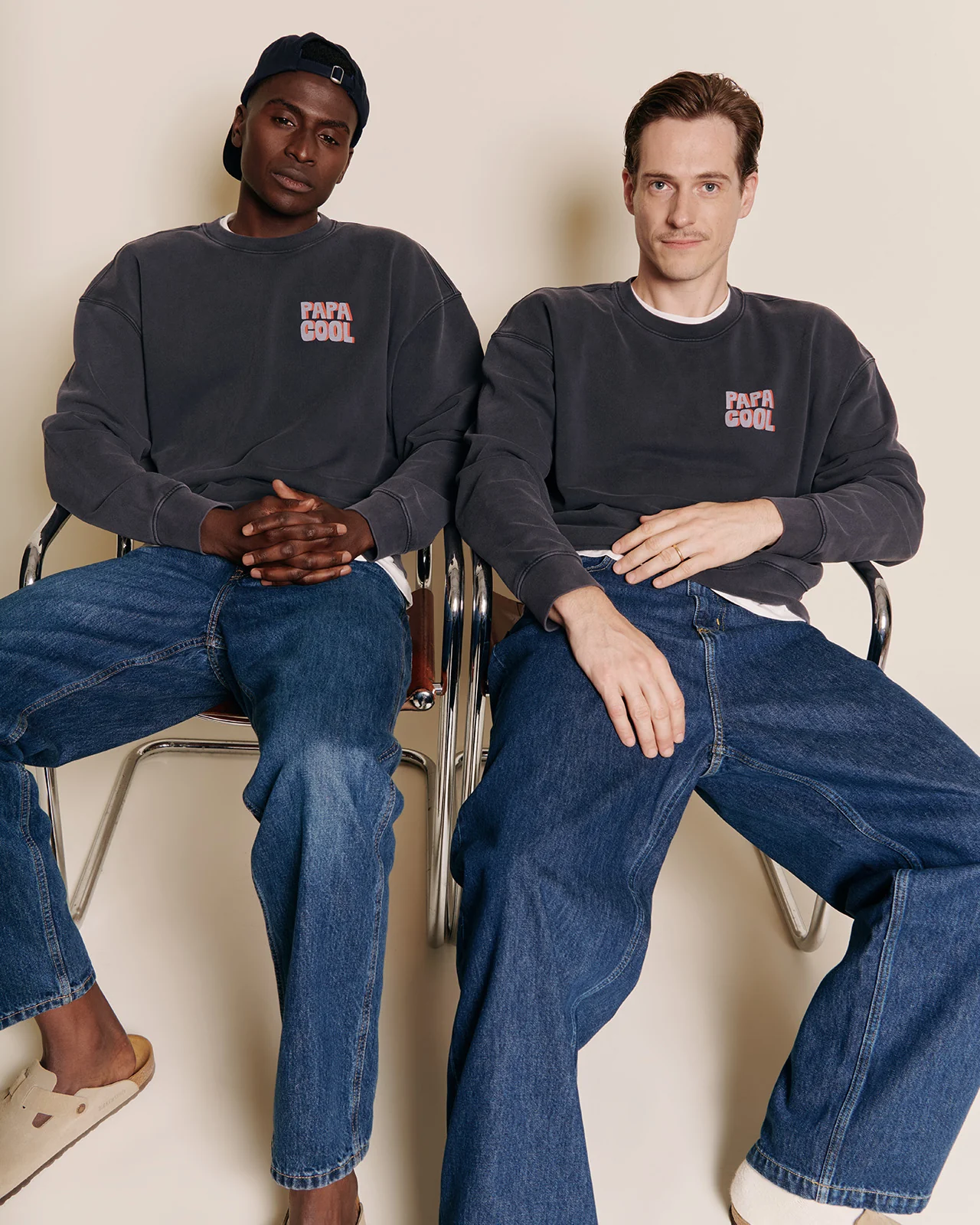 Le duo de sweats Papa cool x Mama love - garment dye stone washed – Image 5