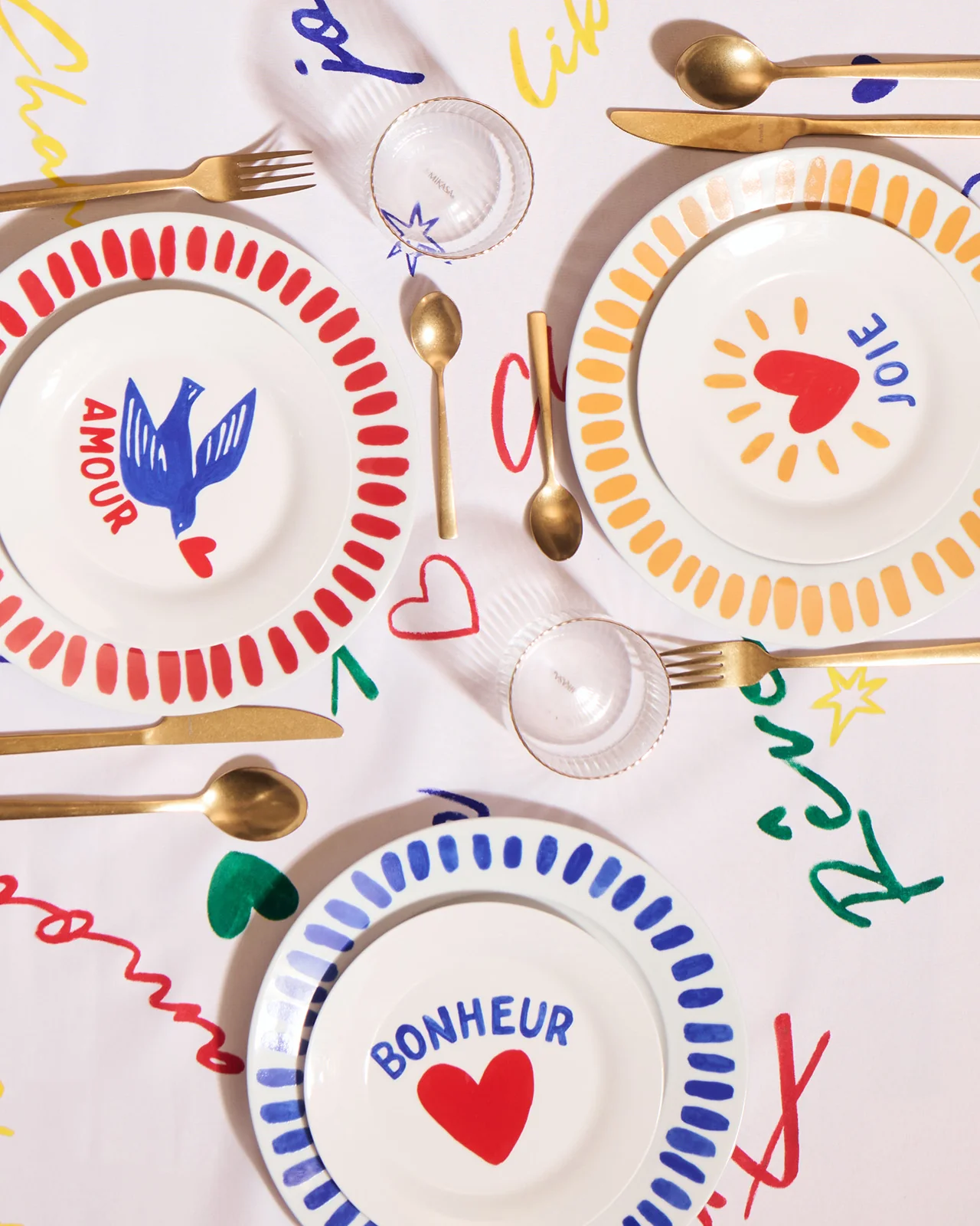 L'assiette Bonheur en porcelaine - 19 cm – Image 7