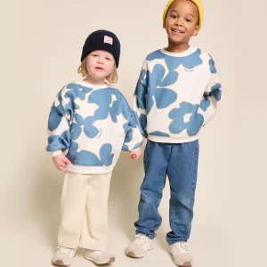 Le sweat Sam en polaire recyclée - fleurs du lac