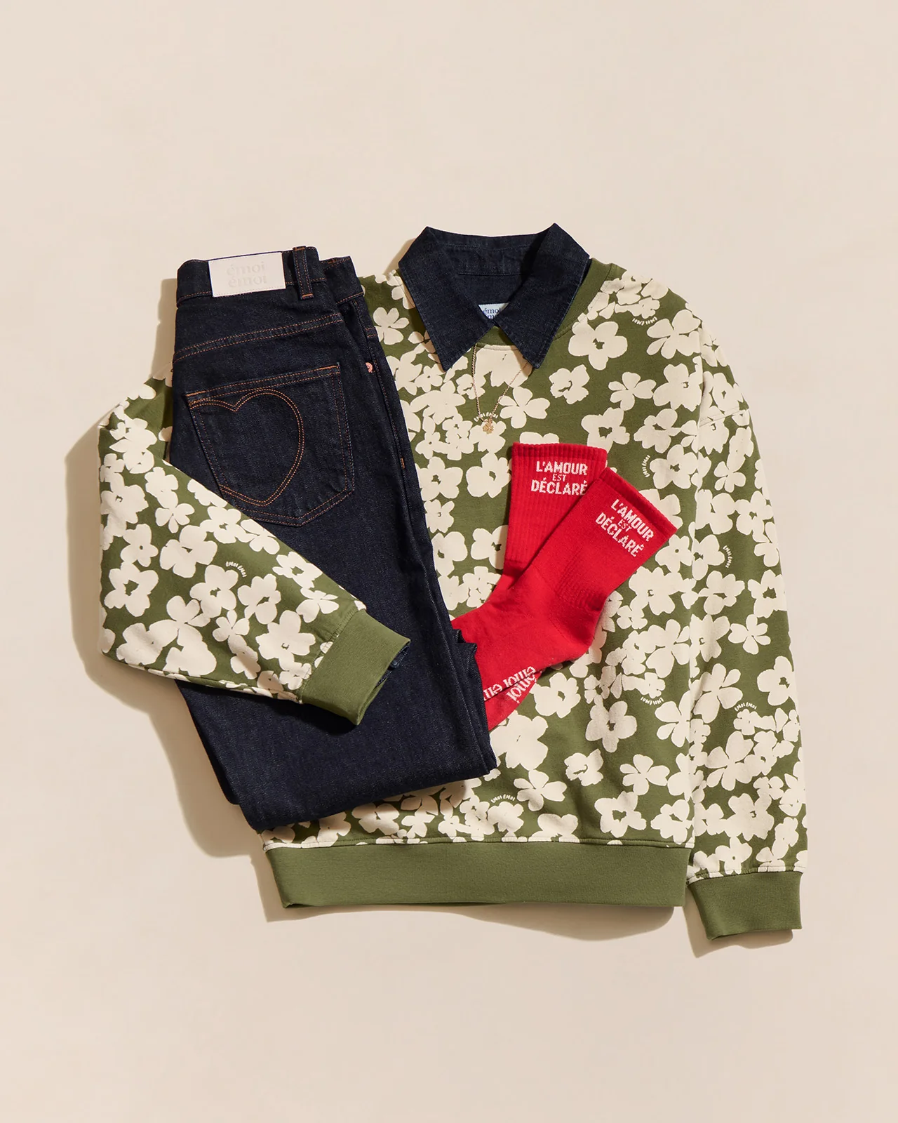 Le sweat Sky en coton bio - Fleurs sauvages – Image 6