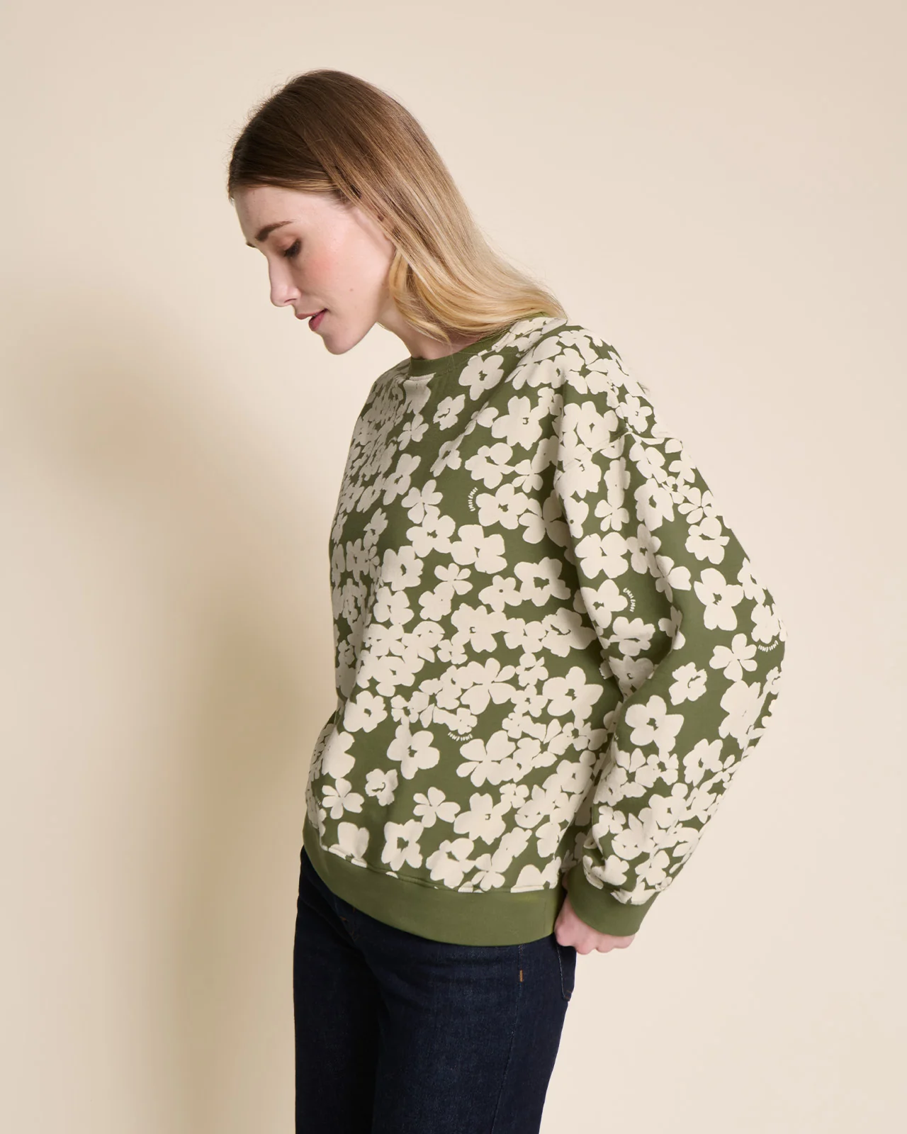 Le sweat Sky en coton bio - Fleurs sauvages