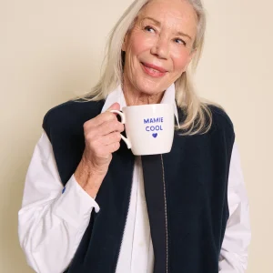 Le mug Mamie - message au choix - bleu