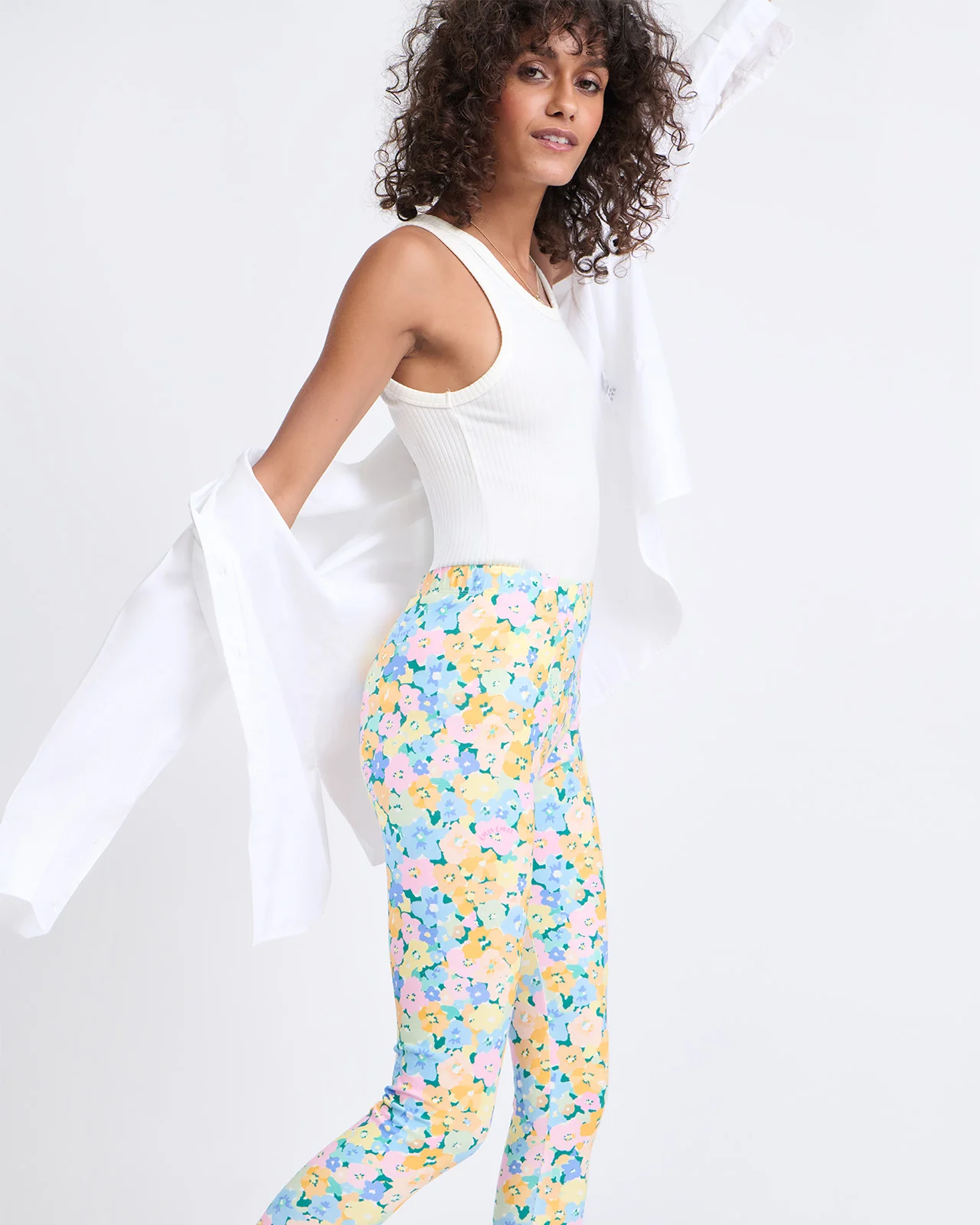 Le legging Lola femme en coton bio - Fleurs des montagnes – Image 5