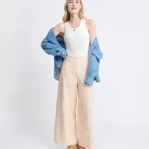 Le pantalon Pauline en coton bio - Dream flowers