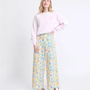 Le pantalon Pauline en coton bio - Fleurs des montagnes