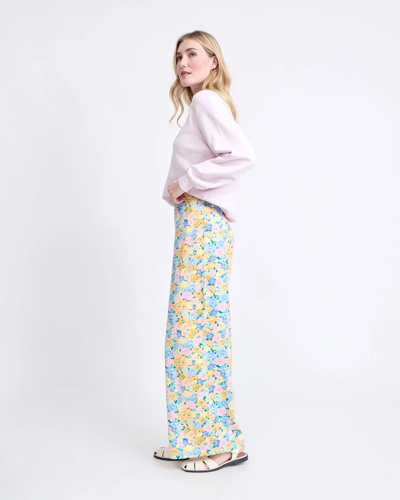 Le pantalon Pauline en coton bio - Fleurs des montagnes – Image 2
