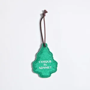 Le porte-clés L'amour au sommet - vert