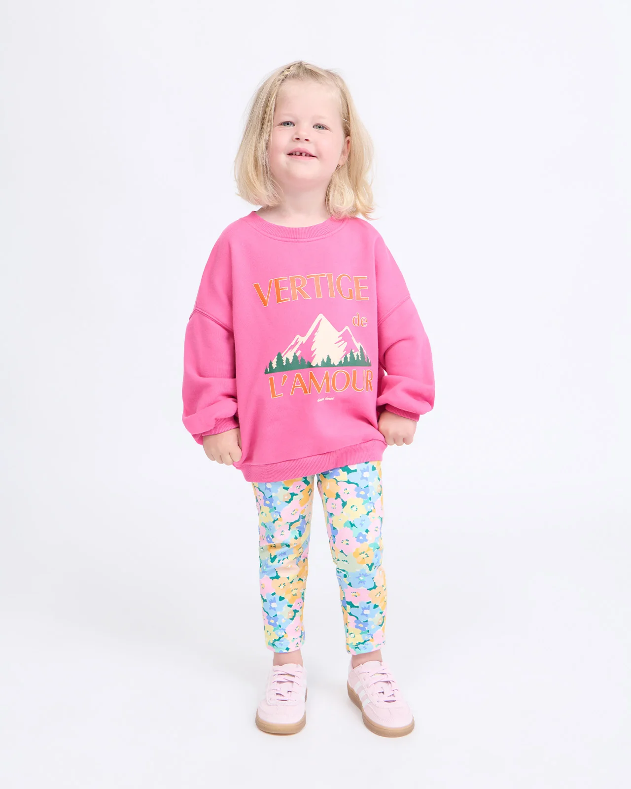 Le legging Louise enfant en coton bio - Fleurs des montagnes – Image 2