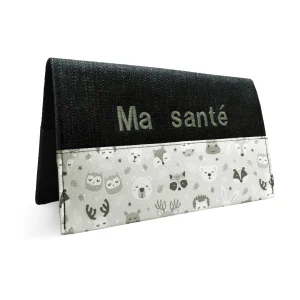 Protège carnet de santé personnalisé Lolikö animaux hivernales