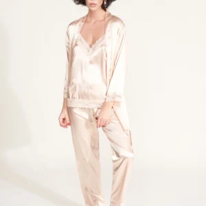 ENSEMBLE 3 PIÈCES DENTELLE PERSONNALISÉ NUDE