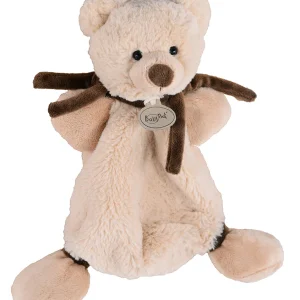 Doudou ours plat marron - Ourson Naturel - BN940 Baby'Nat