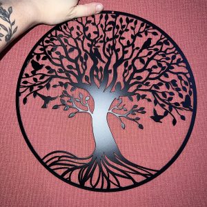 Déco mural metal arbre de vie