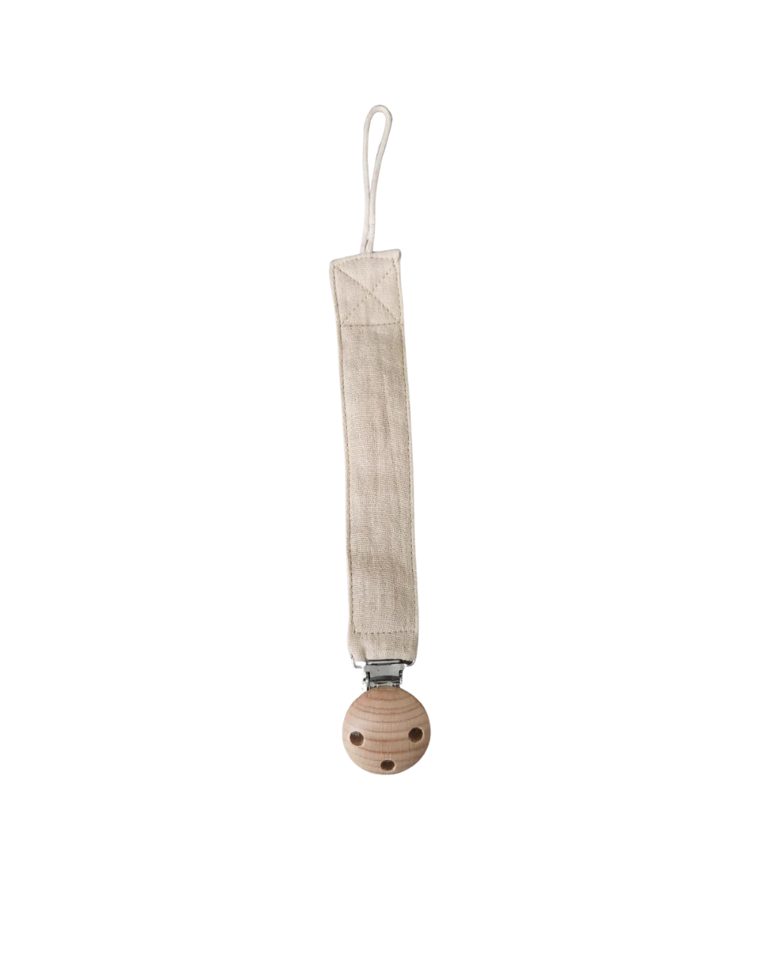 Attache tétine - Beige – Image 3