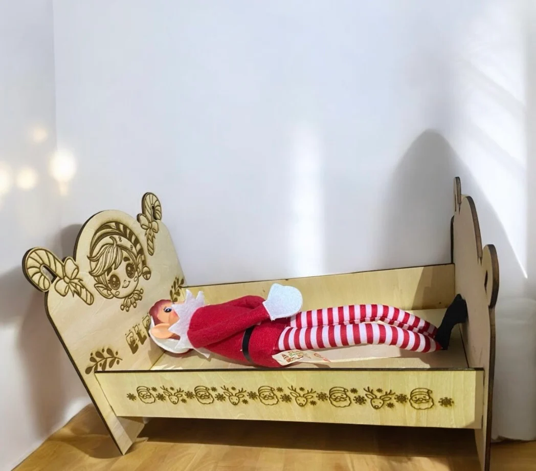 Lit pour lutin farceur de Noël