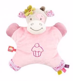 Peluche vache Alizée rose - Manon & Alizée - Nattou