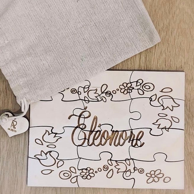 Puzzle en bois personnalisable – Image 3